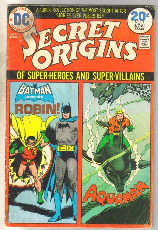Secret Origins #7 comic book good/very good 3.0