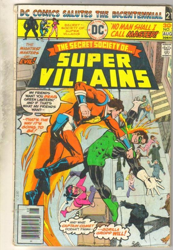 Secret Society of Super Villains #2 comic book good/very good 3.0
