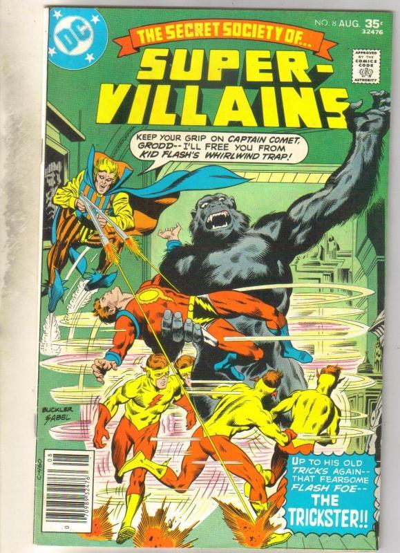 Secret Society of Super Villains #8 comic book fine/very fine 7.0