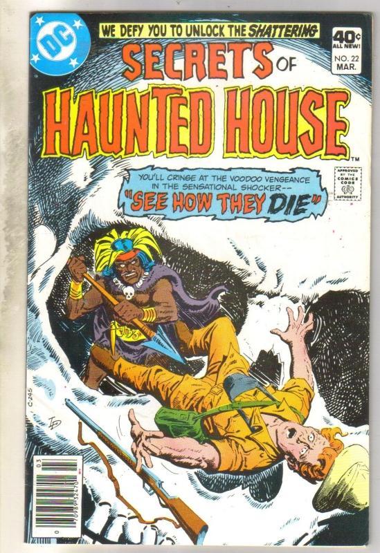 Secrets of Haunted House #22 comic book very fine/near mint 9.0