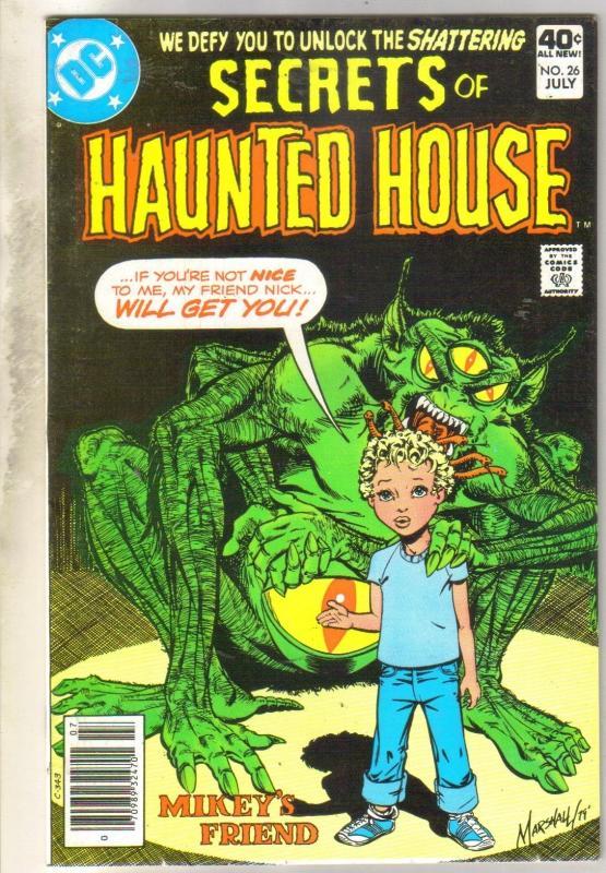 Secrets of Haunted House #26 comic book very fine/near mint 9.0