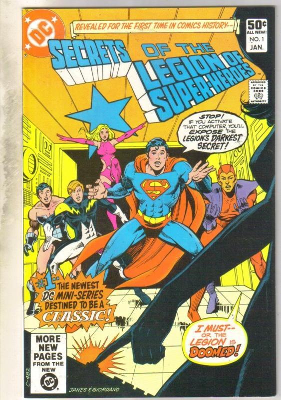 Secrets of the Legion of Super-heroes #1 comic book near mint 9.4
