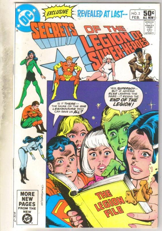 Secrets of the Legion of Super-heroes #2 comic book very fine/near mint 9.0