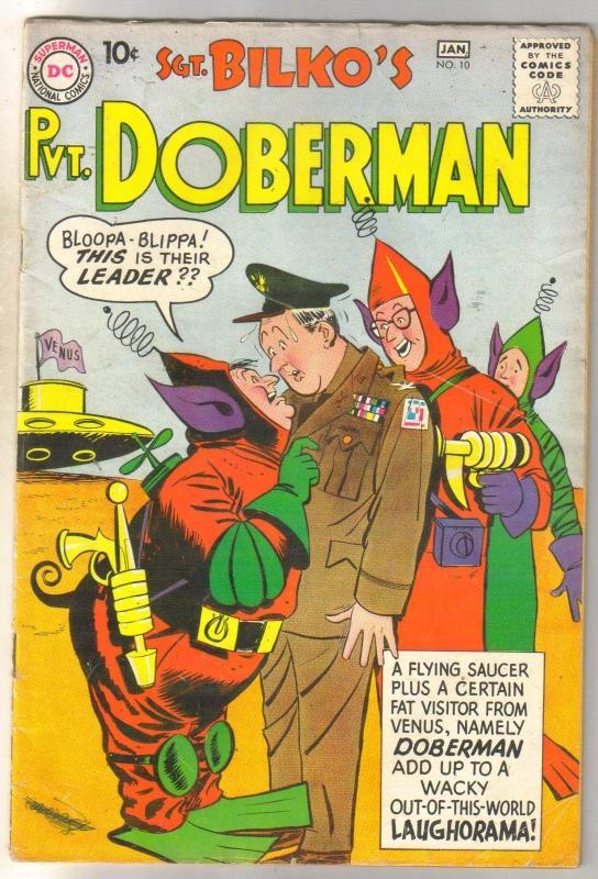 Sgt. Bilko's Pvt. Doberman #10 comic book very good 4.0