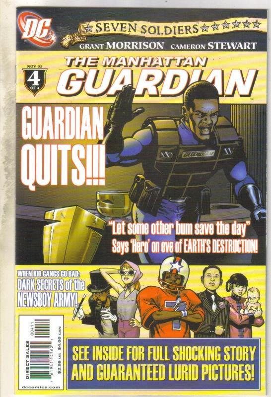 8even Soldiers Manhatten Guardian #4 comic book mint 9.8