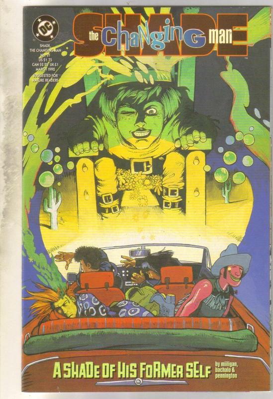 Shade the Changing Man #21 comic book near mint 9.4