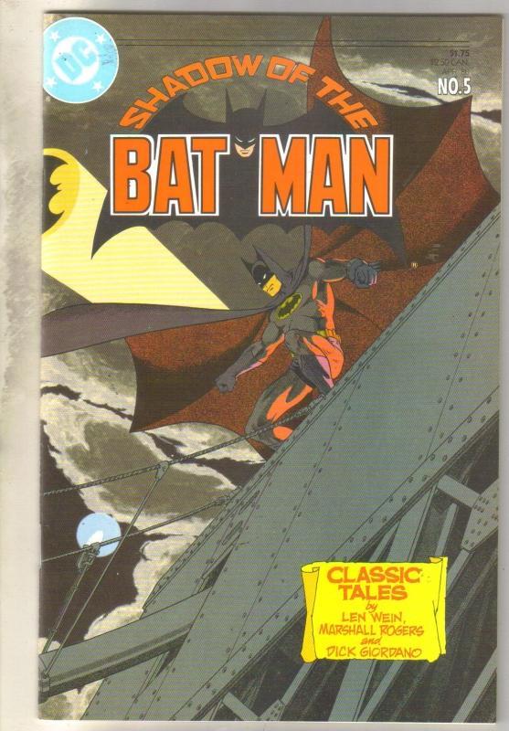 Shadow of the Bat Man #5 comic book mint 9.8