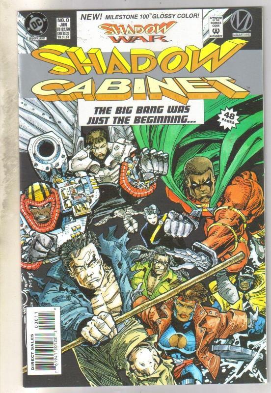 Shadow Cabinet #0 comic book mint 9.8