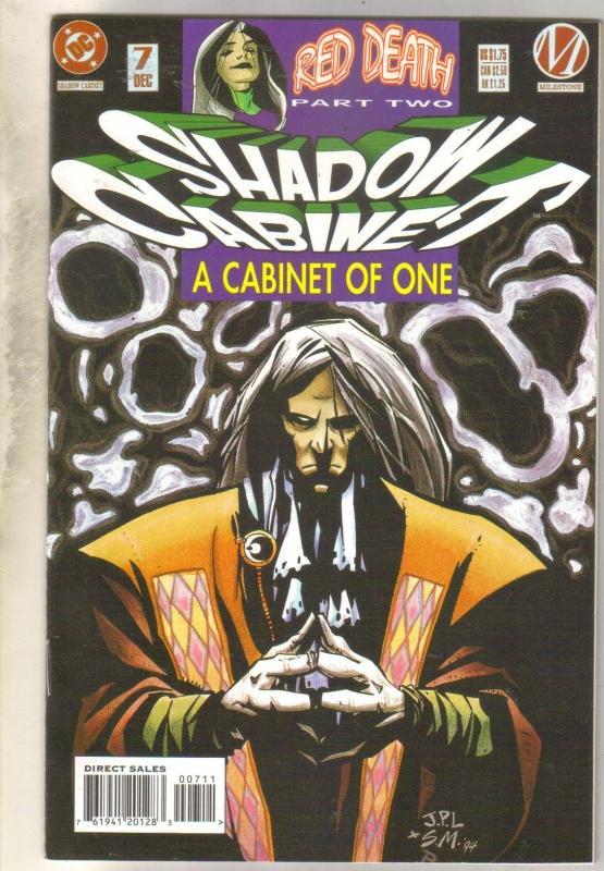 Shadow Cabinet #7 comic book near mint 9.4