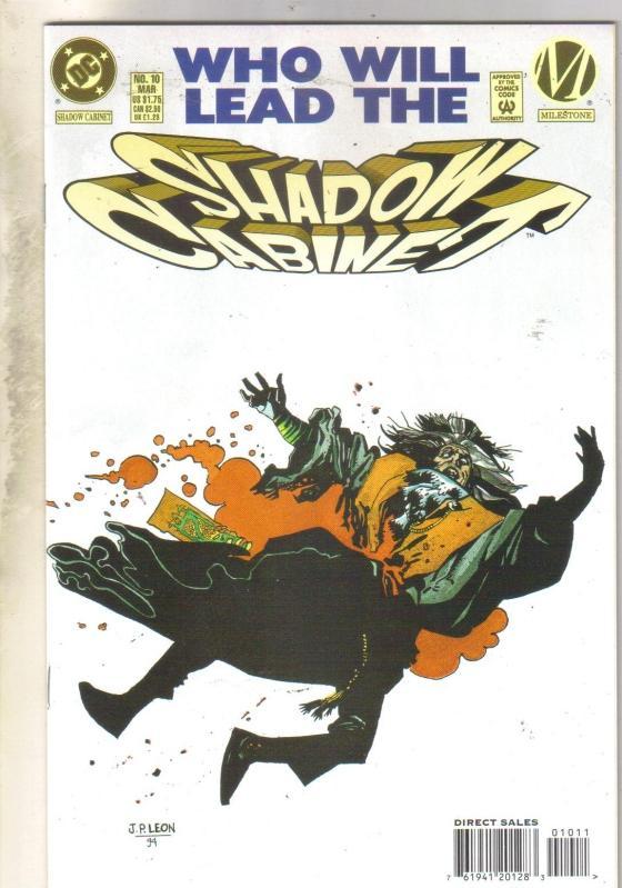 Shadow Cabinet #10 comic book near mint 9.4