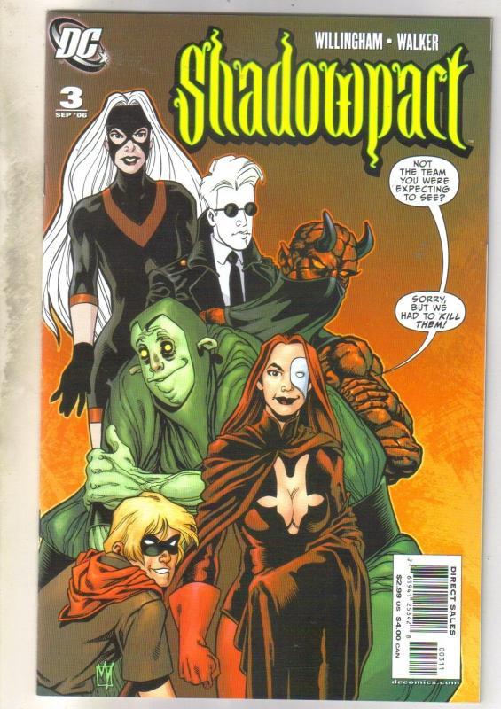 Shadowpact #3 comic book near mint 9.4