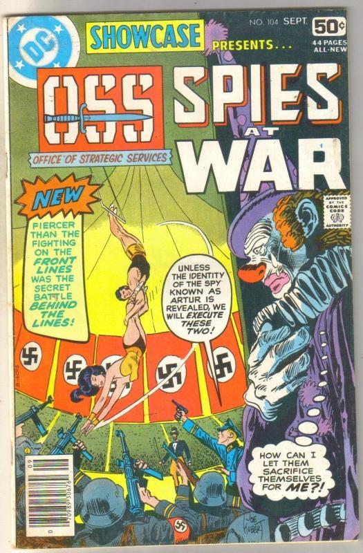 Showcase Presents #104 OSS Spies at War comic book fine 6.0