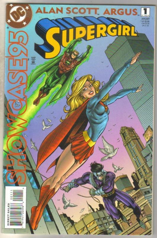 Showcase95 #1 Supergirl Alan Scott Argus comic book near mint 9.4