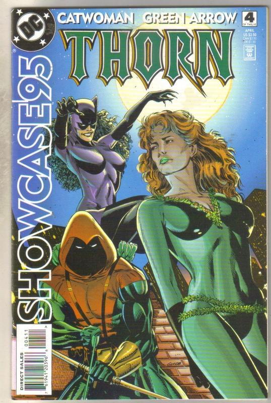 Showcase95 #4 Catwoman Green Arrow Thorn comic book near mint 9.4