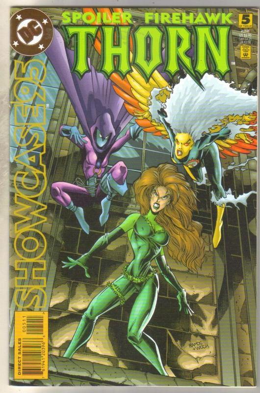 Showcase95 #5 Spoiler Firehawk Thorn comic book near mint 9.4