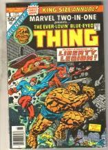 Marvel Two-In-One Annual #1 comic book very good/fine 5.0