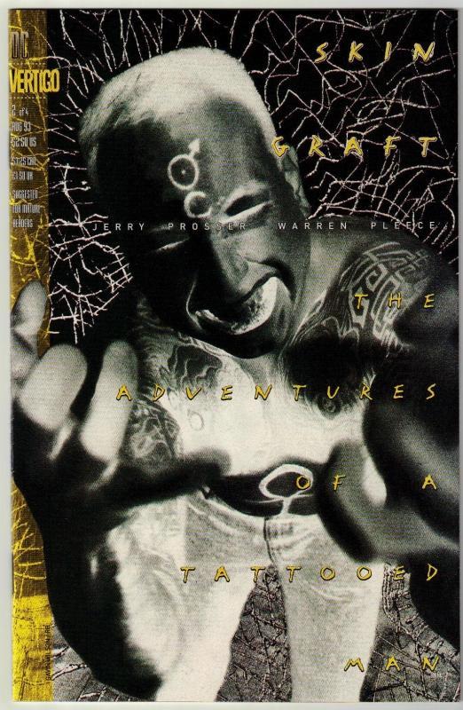 Skin Graft #2 The Adventures of a Tattooed Man Vertigo comic book near mint 9.4