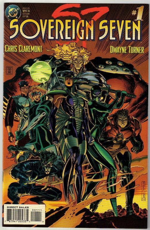 Sovereign Seven #1 comic book near mint 9.4