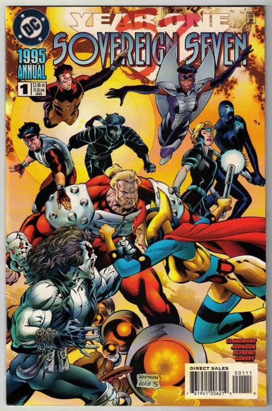 Sovereign Seven Annual #1 comic book near mint 9.4
