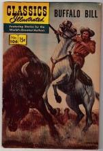 Classics Illustrated #106 Buffalo Bill comic book very good/fine 5.0 HRN #166