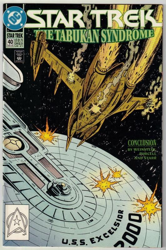 Star Trek #40 comic book near mint 9.4