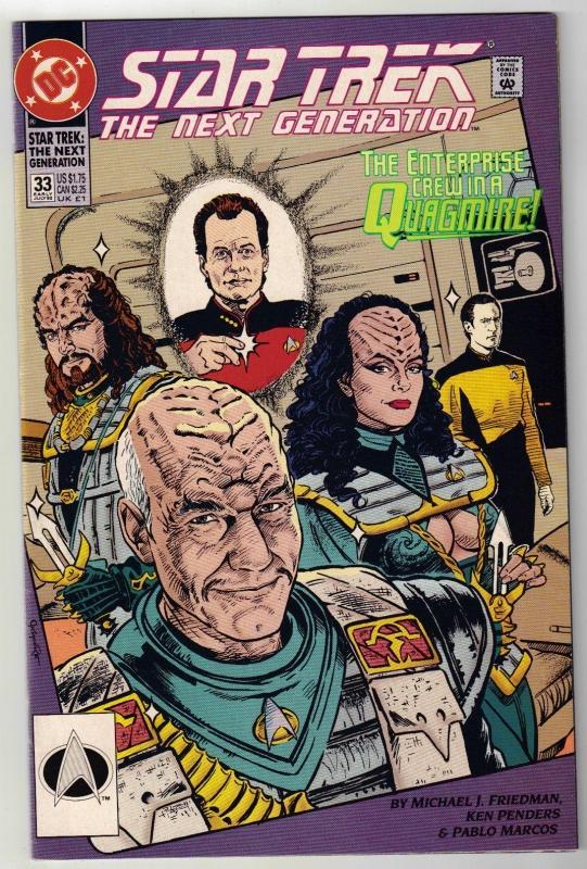 Star Trek The Next Generation #33 comic book near mint 9.4