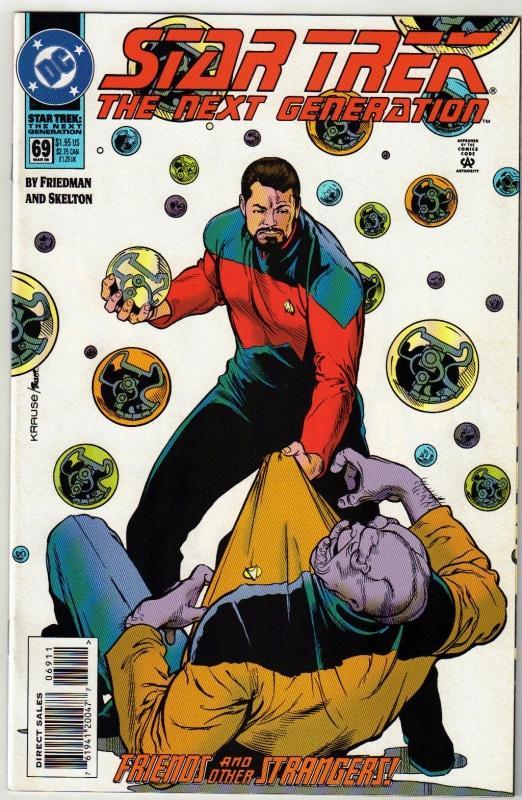 Star Trek The Next Generation #69 comic book near mint 9.4