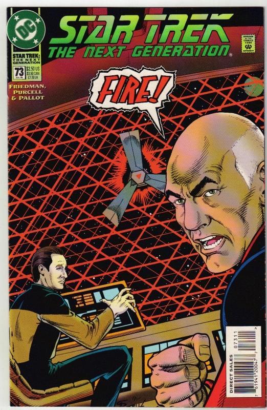 Star Trek The Next Generation #73 comic book near mint 9.4