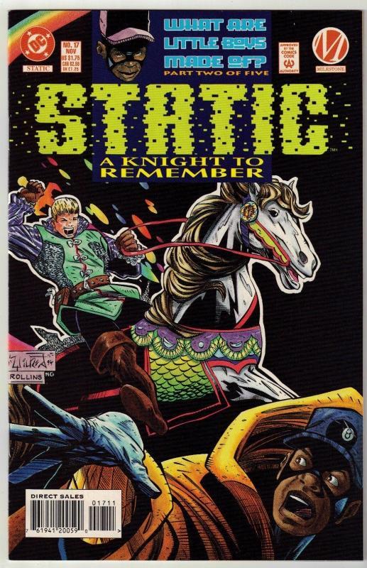 Static #17 comic book near mint 9.4