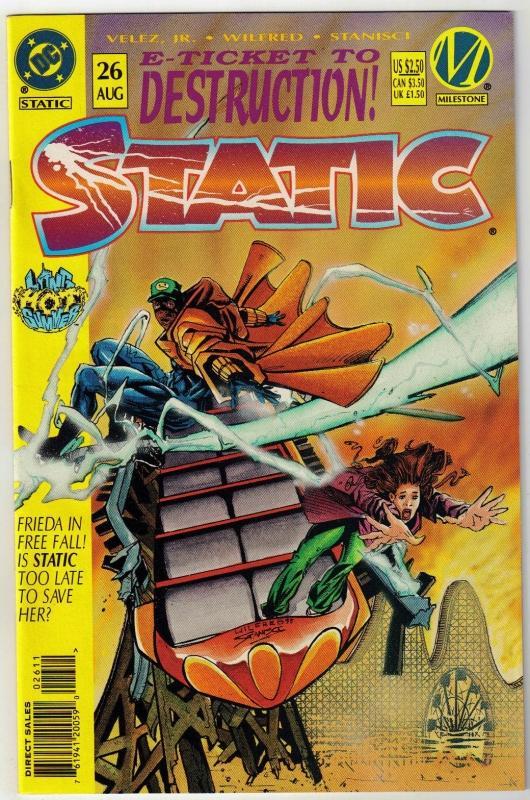 Static #26 comic book near mint 9.4