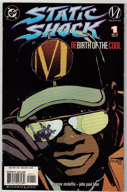 Static Shock #1 comic book near mint 9.4