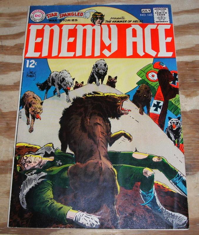 Star Spangled War Stories presents Enemy Ace #145 comic book fine 6.0