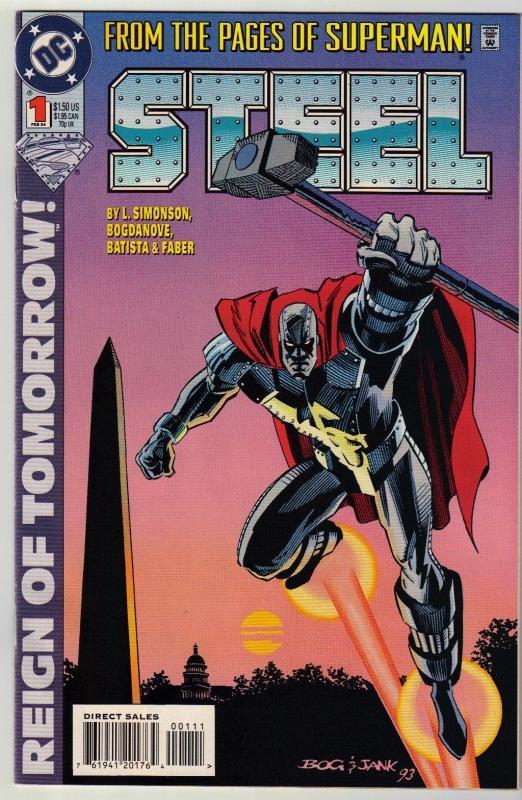 Steel #1 comic book near mint 9.4