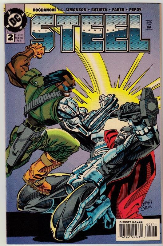 Steel #2 comic book near mint 9.4