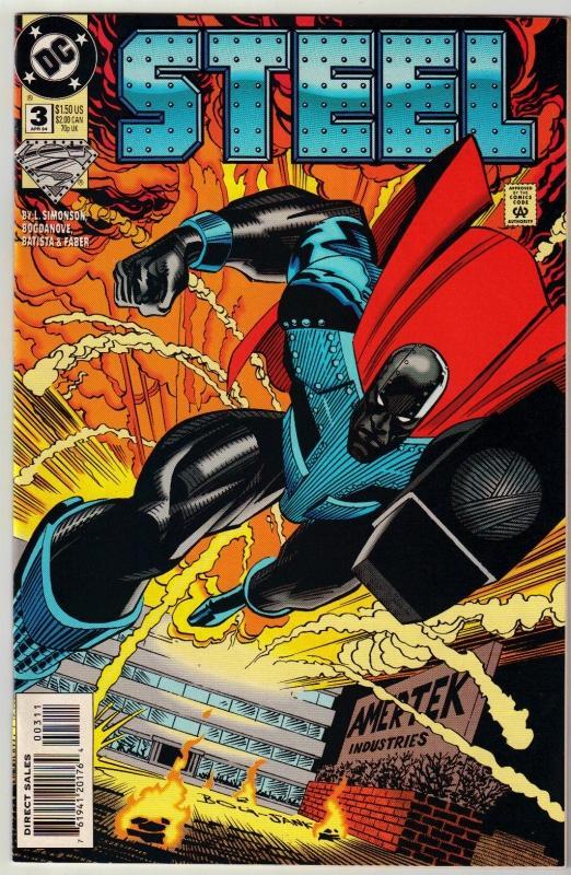 Steel #3 comic book near mint 9.4