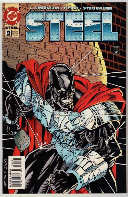 Steel #9 comic book near mint 9.4
