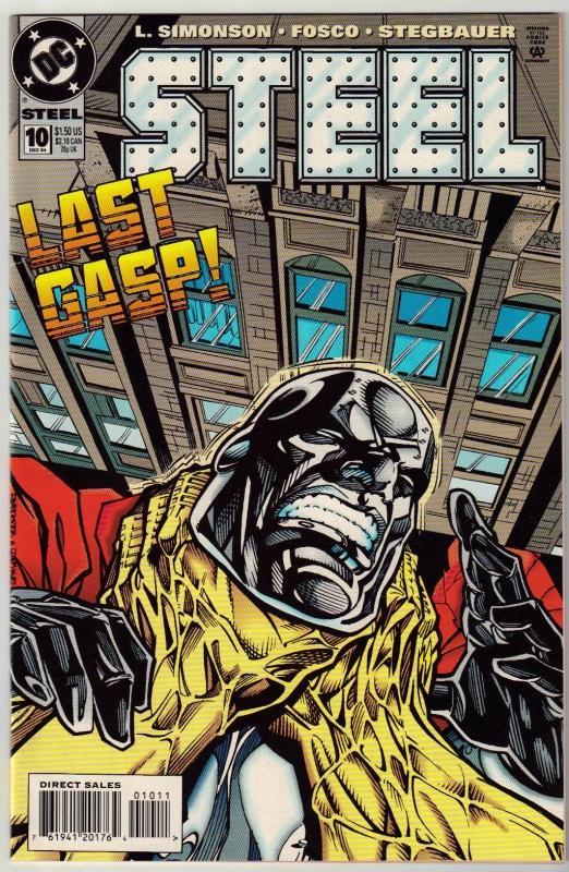 Steel #10 comic book near mint 9.4