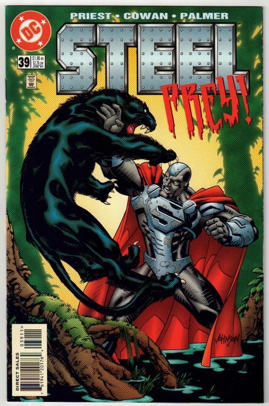 Steel #39 comic book near mint 9.4