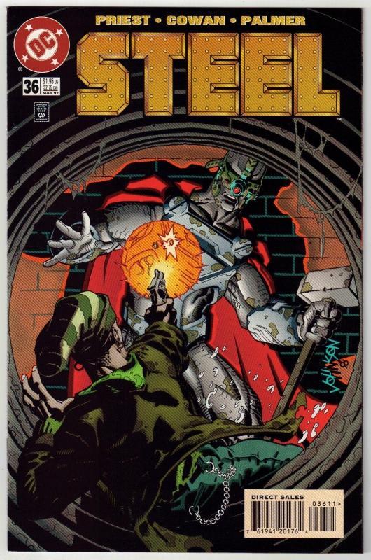 Steel #36 comic book near mint 9.4