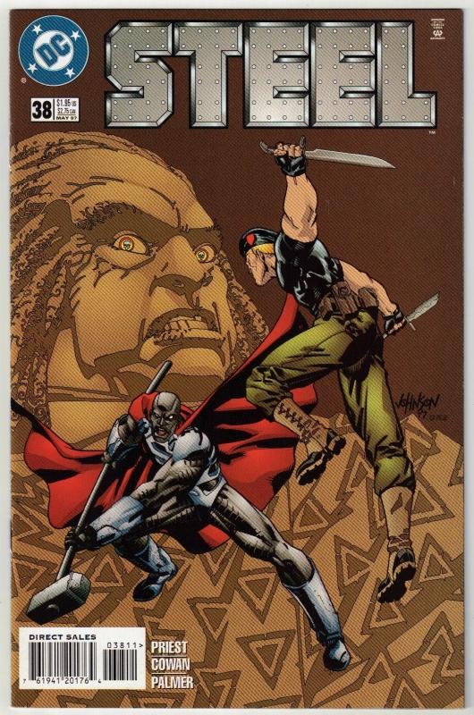 Steel #38 comic book near mint 9.4