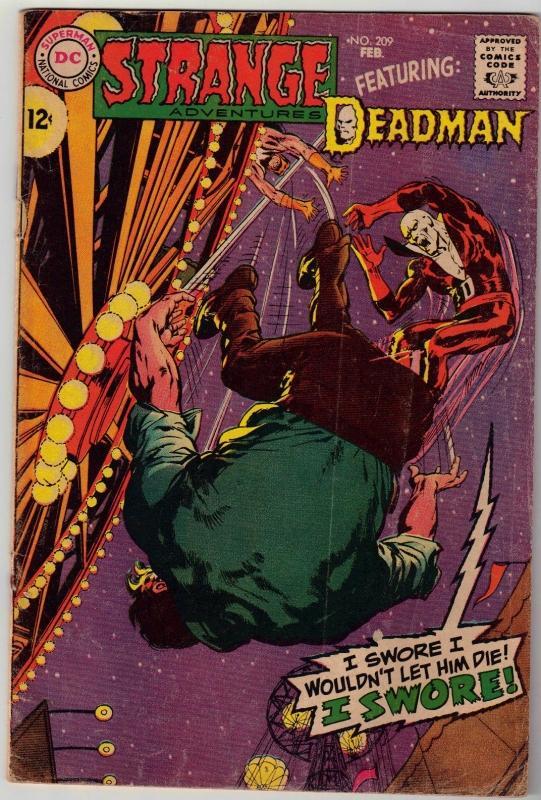 Strange Adventures #209 comic book very good 4.0