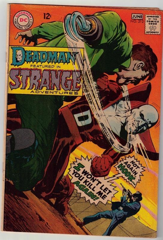 Strange Adventures #212 comic book very good 4.0