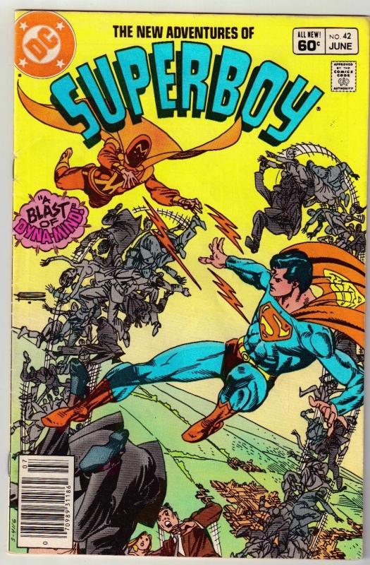 New Adventures of Superboy #42 comic book very good 4.0