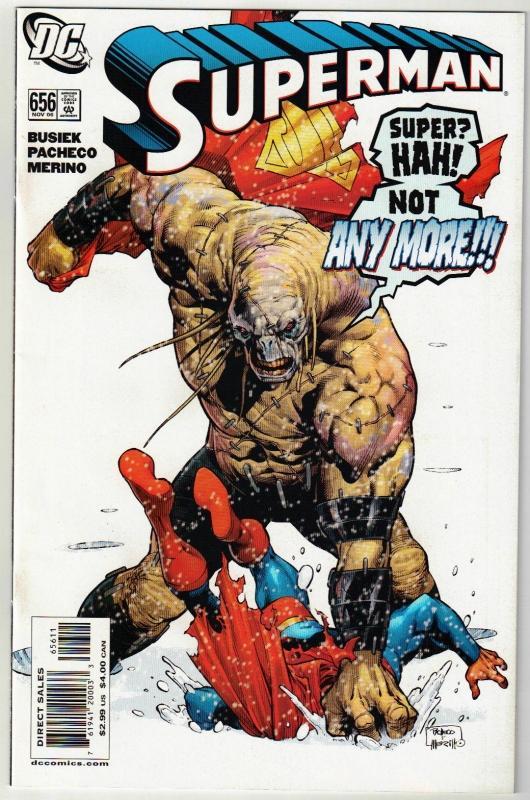 Superman #656 comic book near mint 9.4