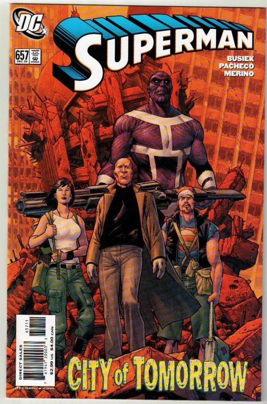 Superman #657 comic book mint 9.8