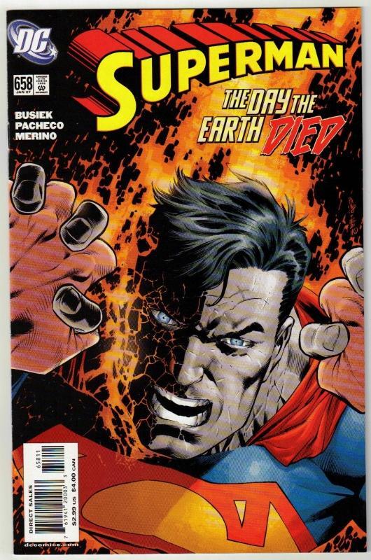 Superman #658 comic book near mint 9.4