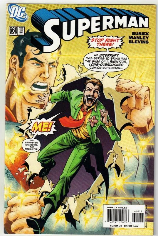 Superman #660 comic book near mint 9.4