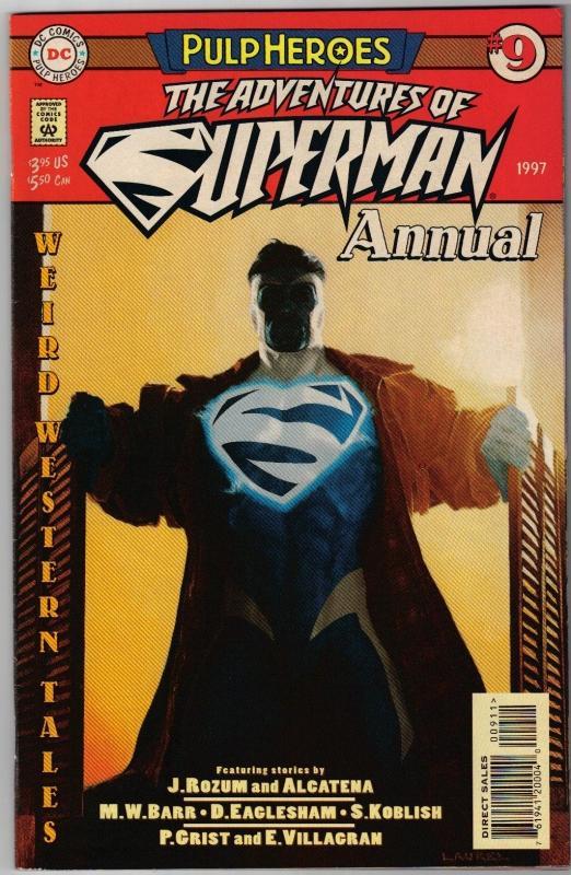 Adventures of Superman annual #9 comic book near mint 9.4