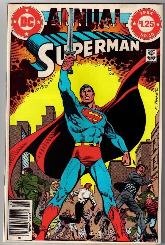 Superman annual #10 comic book near mint 9.4