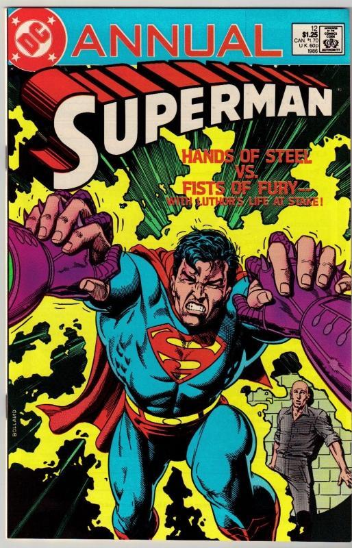 Superman annual #12 comic book near mint 9.4